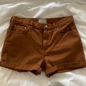 Everlane denim shorts